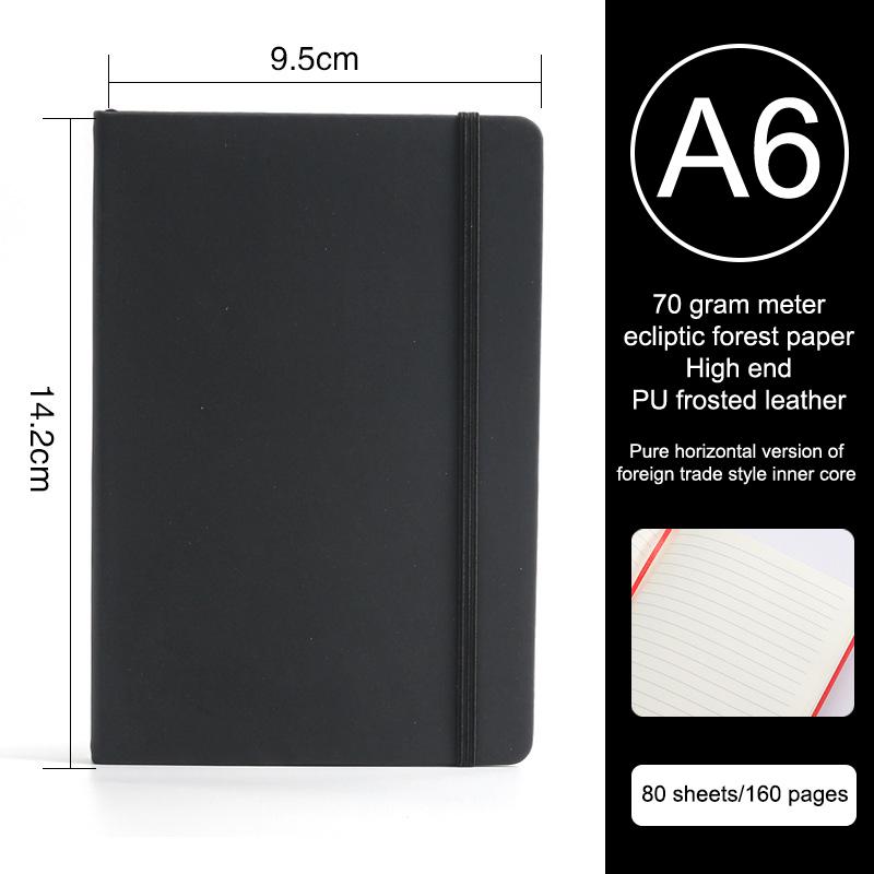 

Simple Pu Hardcover Notebook With Elastic Band Pu Cover Diary Notebook Sketchbook Simple Business Essential Tied Notebook as the picture