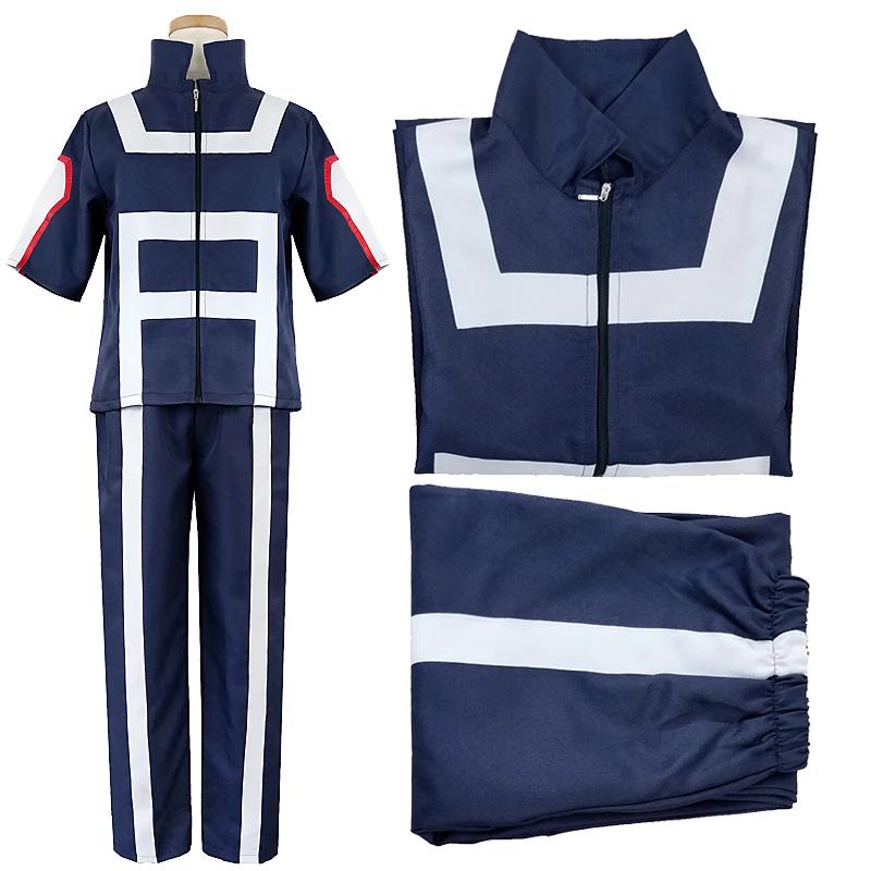 My Hero Academia Boku No Hero Academia Cosplay Gym Sport Costume Suit Uniform
