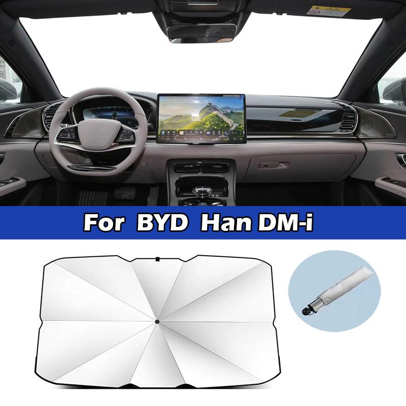 For BYD Song Han Yuan Tang Qin KING Seagull Dolphin Car Front Windshield Sunshade Umbrella Sun UV Protection Auto Accessories