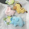 Zoo Animal Plush Charm With Short Fur For Kids Room Decor And Doll Toys