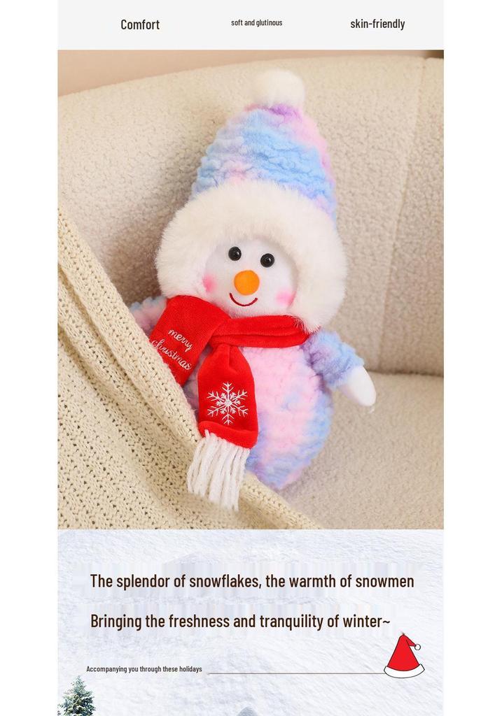 Christmas Snowman Plush Doll Ornament