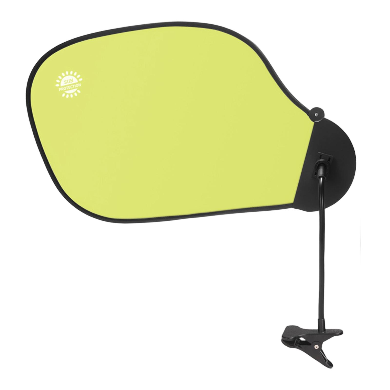 

Clip on Foldable Desk Cubicle Sun Shade with Clamp Multipurpose for Blocking Overhead Light, Bendable Arm