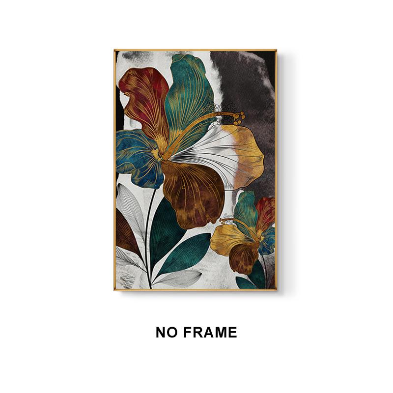 Vintage Animals and Plants Canvas Paintings Flowers Owl Birds Parrot Flamingo Wall Art Poster Pictures Print Living Room Decor