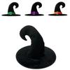 Velvet Witch Hat Red Witch Costume Accessory For Halloween Party