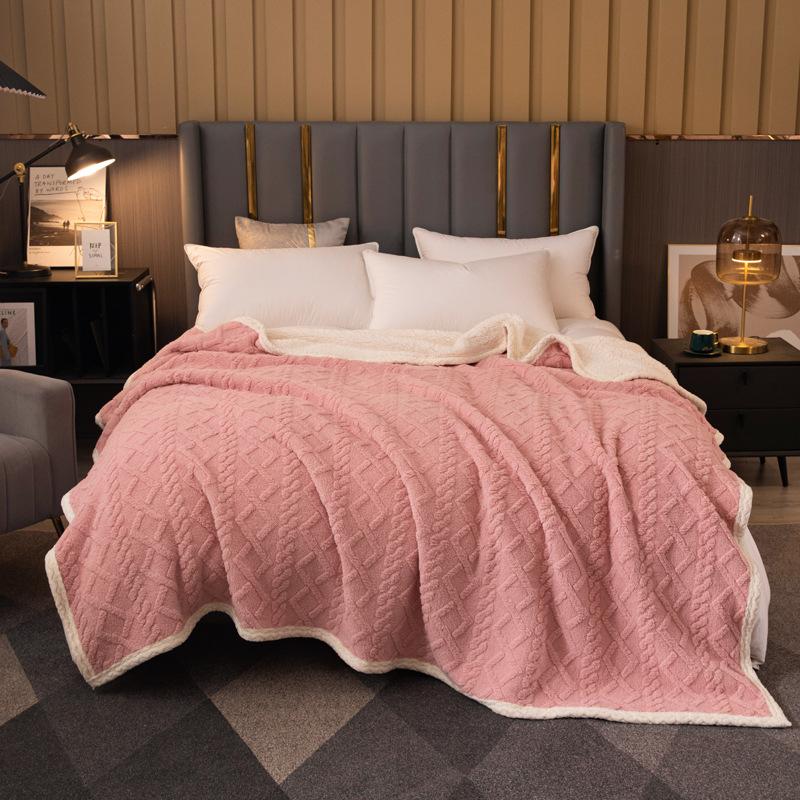 Sherpa Throw Blanket for Couch Sofa - Fuzzy Soft Cozy Blanket for Bed, Fleece Thick Warm Blanket for Winter