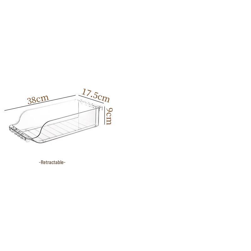 ZISIZ Retractable Refrigerator Storage Organizer