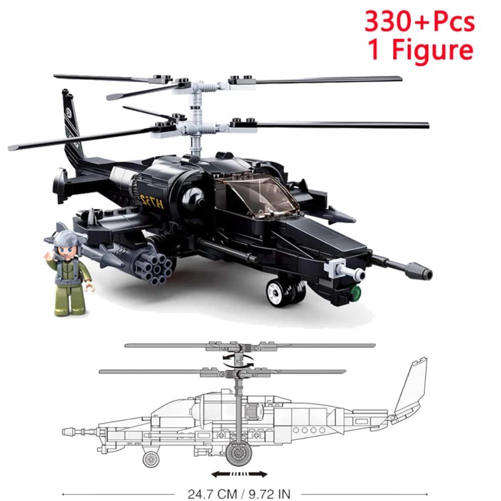 SLUBAN Militare Re di Jaeger AH-1Z VIPER Gunship Elicottero Armato Kit di Costruzione Mattoncini Giocattoli Modello Classico per Bambini Regali