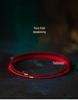 Gold 999 Five Blessings Peace Buckle Bracelet with Good Luck Bead & Zodiac Charm On Red String - Perfect Gift for Girlfriend