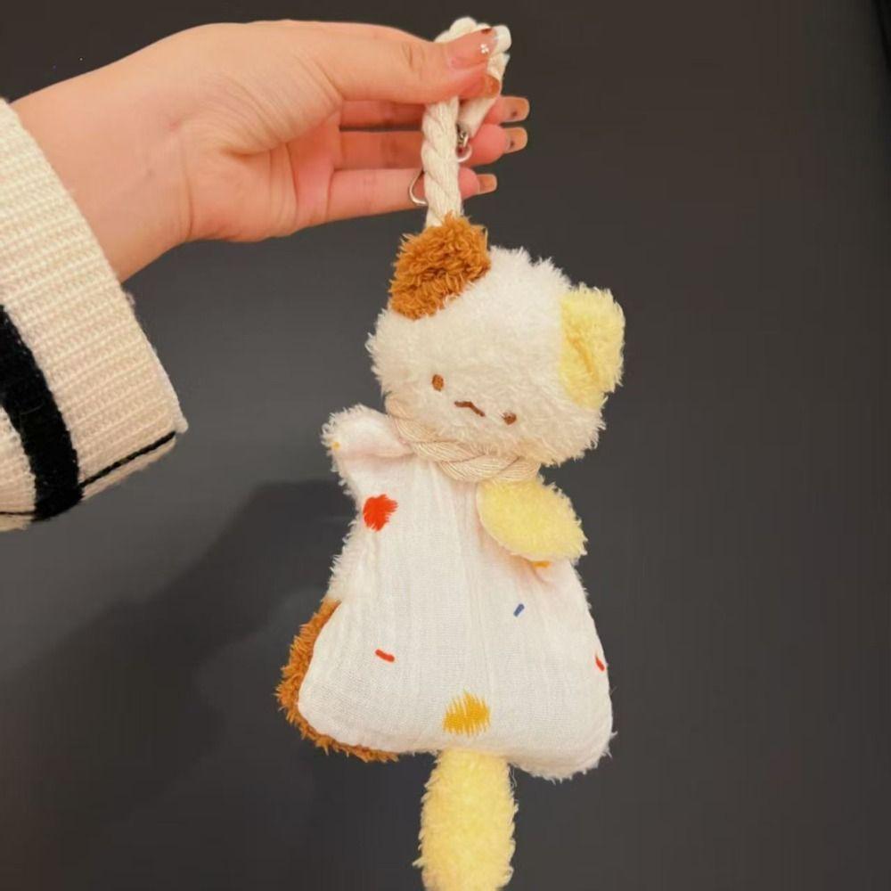 Soft Material Soothing Bean Bag Toy Emotional Collectibles Cartoon Doll Pendant For Girls