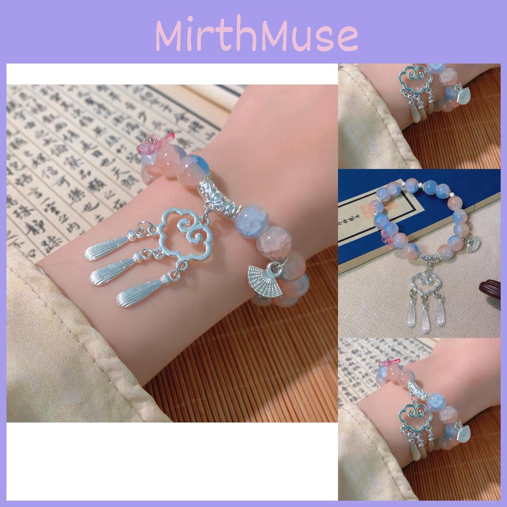 Elegant Glass Bead Bracelet With Unique Design And Cultural Appeal For Gifting