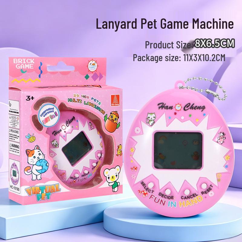 Handheld-Mini-Elektronik-Haustier-Spielkonsole für Kinder - Nostalgisches Lernspielzeug und dekoratives Geschenk