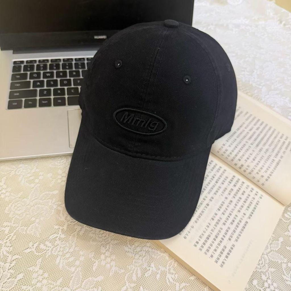 Fashion Hat Korean version of letter embroidery new ins baseball cap children curved brim cap big head circumference showing small face fashion