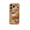 Winter Maple Leaf Magnetic Cat Phone Case for iPhone 14/15/16 Pro Max/17 - Girly Design