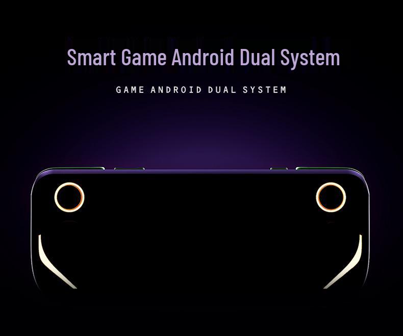 Console de jeu portable E6Plus Écran tactile HD 5", RK3566, Double système, Prise en charge WiFi et Screen Casting