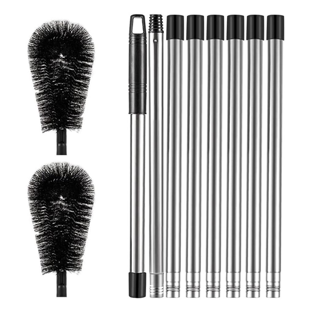 Gutter Cleaning Tools From Ground - Long Adjustable Gutter Cleaner & Brush, Rain Gutter Cleaning Tool for Easy Clean