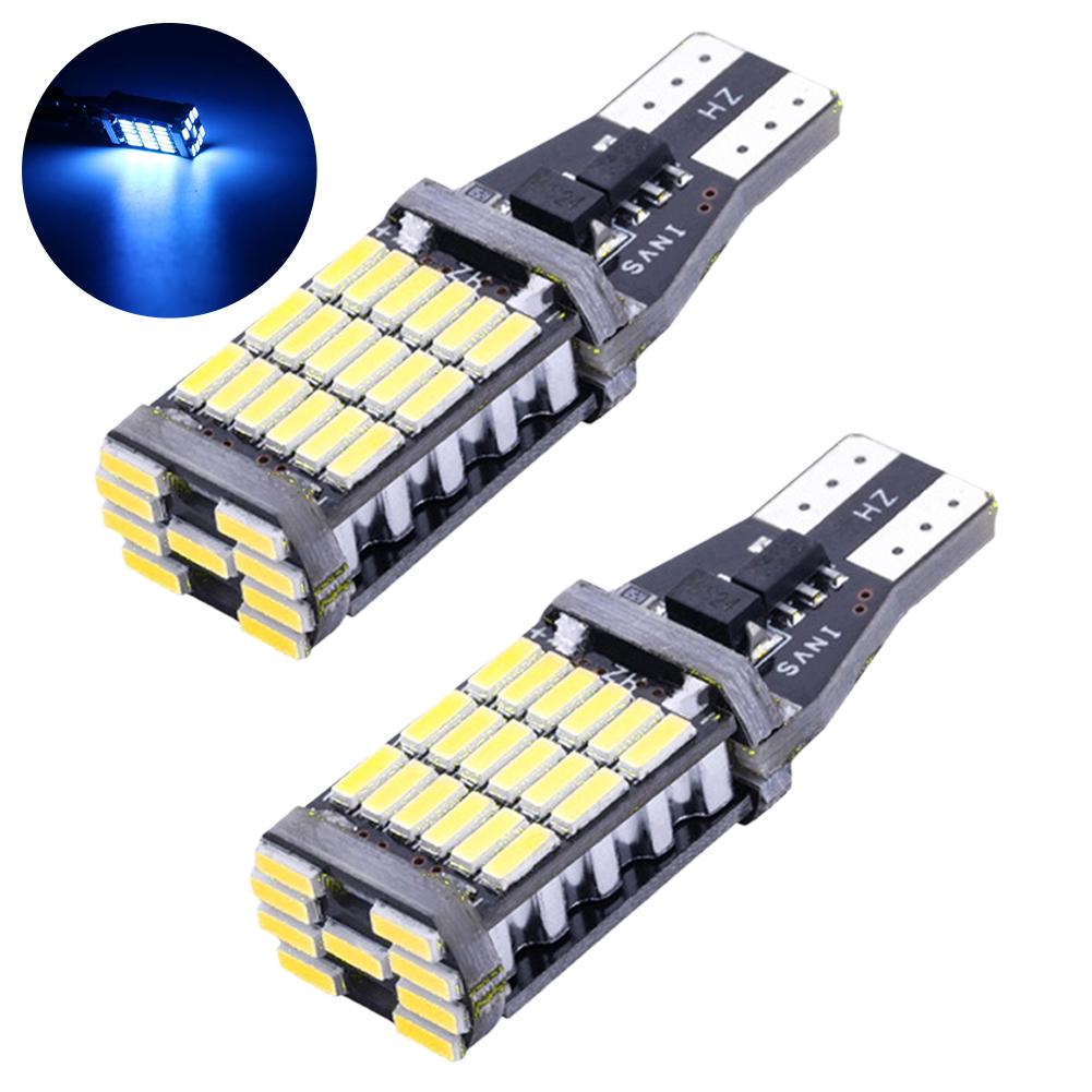 2PCS T15 W16W 921 912 920 LED Bulbs High Power 4014 LED Super Bright 1200LM Replace For Car Reversing Light White