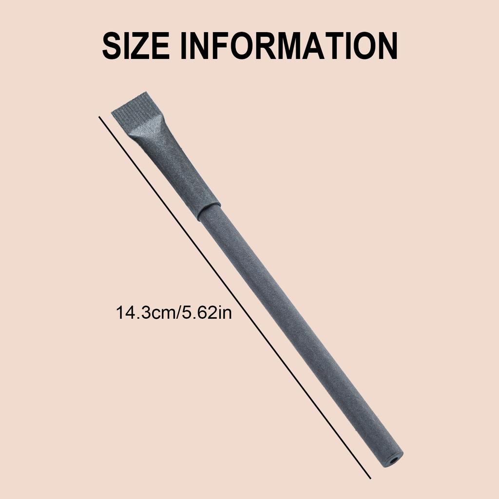 10 ks Papírové kuličkové tužky Hladké psaní Rychleschnoucí Recyklovatelné Biologicky rozložitelné Papírové tělo Tužka pro Studenty Učitele