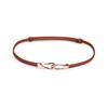 New Adjustable Women's Circle Buckle Belt, Thin Belt, Sweet Dress, Belt Buckle, Versatile Hook Buckle
