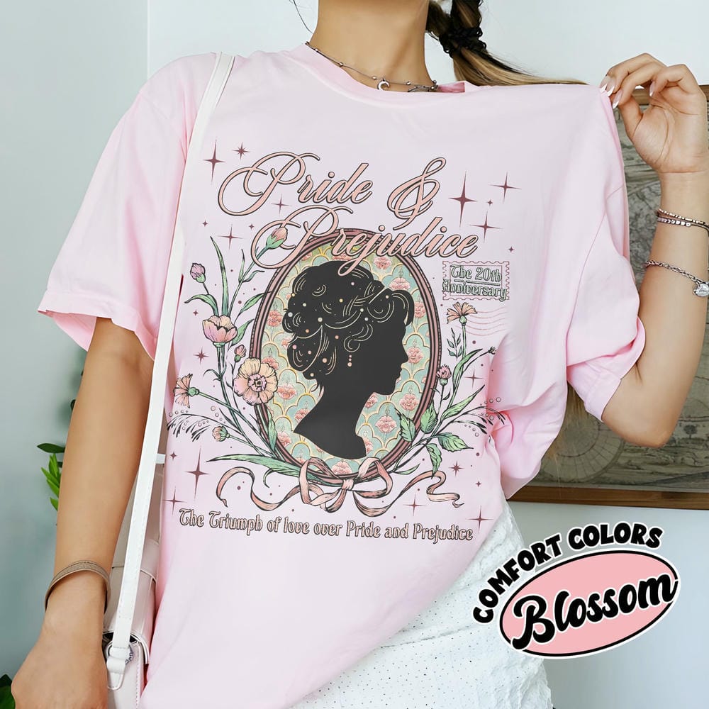 Stolz und Vorurteil Komfort Unisex T-Shirt Für Fan Sturköpfiges Willensstarkes Mädchen T-Shirt Fantasy Buchliebhaber Shirt Lustiges Sweatshirt Streetwear