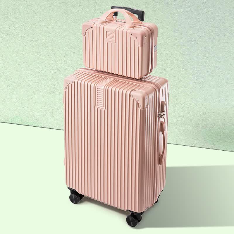 Xinhaoze ABS Hardside Spinner Luggage with Password Lock