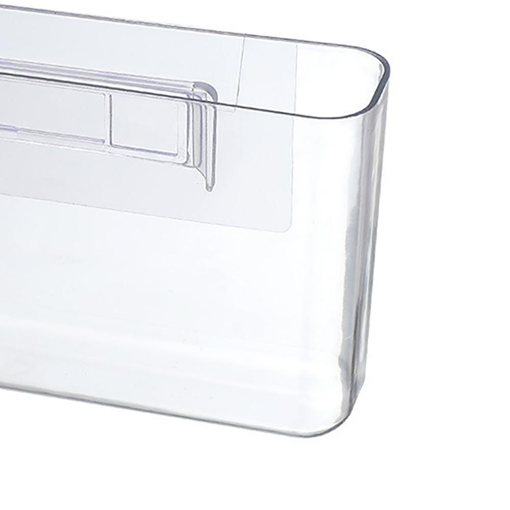 Transparent Wall Mount Organizer Plastic Wall Phone Holder Adhesive Storage Bin  Bedroom