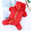 Dinosaur Dog Clothes Fleece Pet Jumpsuits Winter Warm Dog Coat Jacket for Dogs Hoodies Chihuahua French Bulldog Clothing