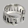 Korean Style Twist Braided Ring New Fashion Old Wide Chain Open Ring Jewelry
