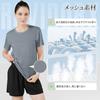 [Rovidorx] T-shirt Ladies Short Sleeve Sports Relaxing Tee Shirt Big Size Gym Wear Sport T-shirt Quick Drying Dry T-shirt Sportswear Running Training