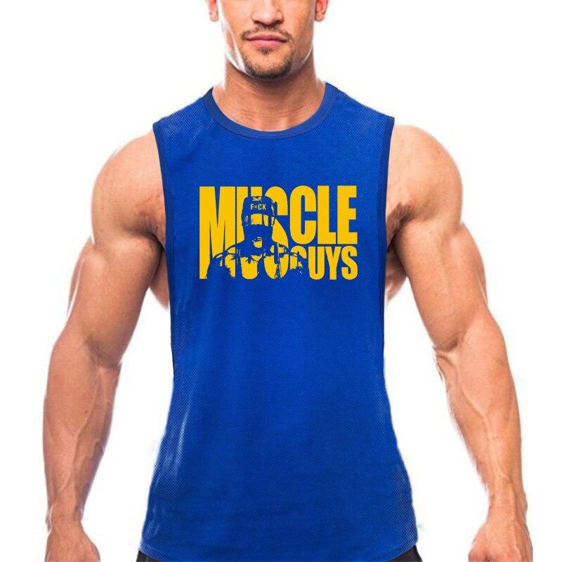 Do The Work  Summer New Brand Men's O-neck Fashion Casual Summer Mesh Quick-drying Bodybuilding Fitnesss Workout Tank Top