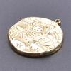 6pcs Real Gold Plated Sun Charms For Jewelry Making Supplies Stainless Steel Charm Pendants Heart Moon Thread Sunshine Material