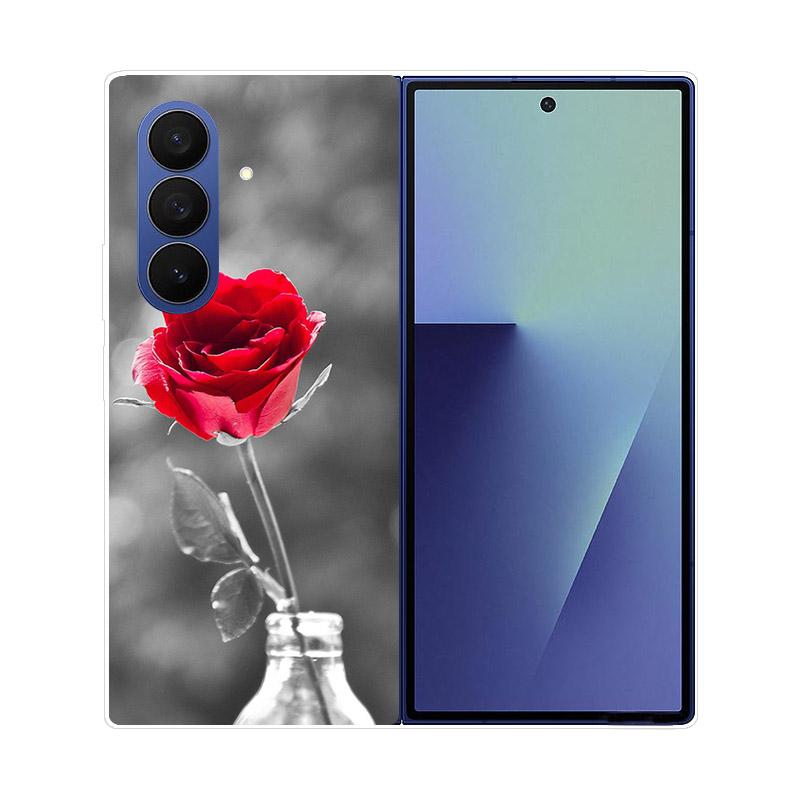 For Samsung Galaxy Z Fold 7 6 5 4 3 2 Case Transparent Protective Back Cover Hard PC Shell For Samsung Z Fold7 Fold6 Fold5 Etui