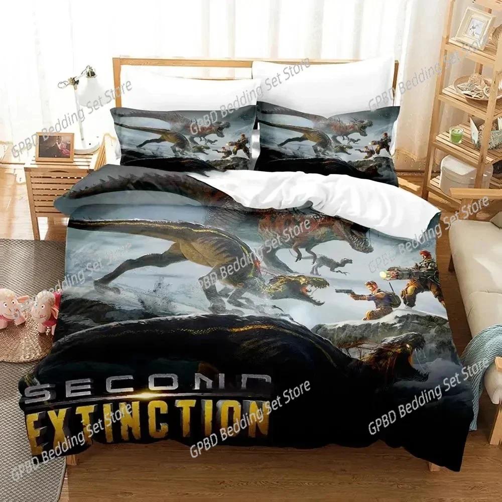 3D Print Game Second Extinction 3D Duvet Cover Bedding Set Comforter Linen Pillowcases Home Decor Single Double Twin King Queen
