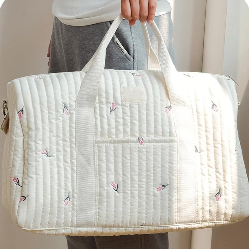 Multifunctional Mummy Bag Diaper Shoulder Bag Large Capacity for Baby Essential Stylish Modern Women Handbag
