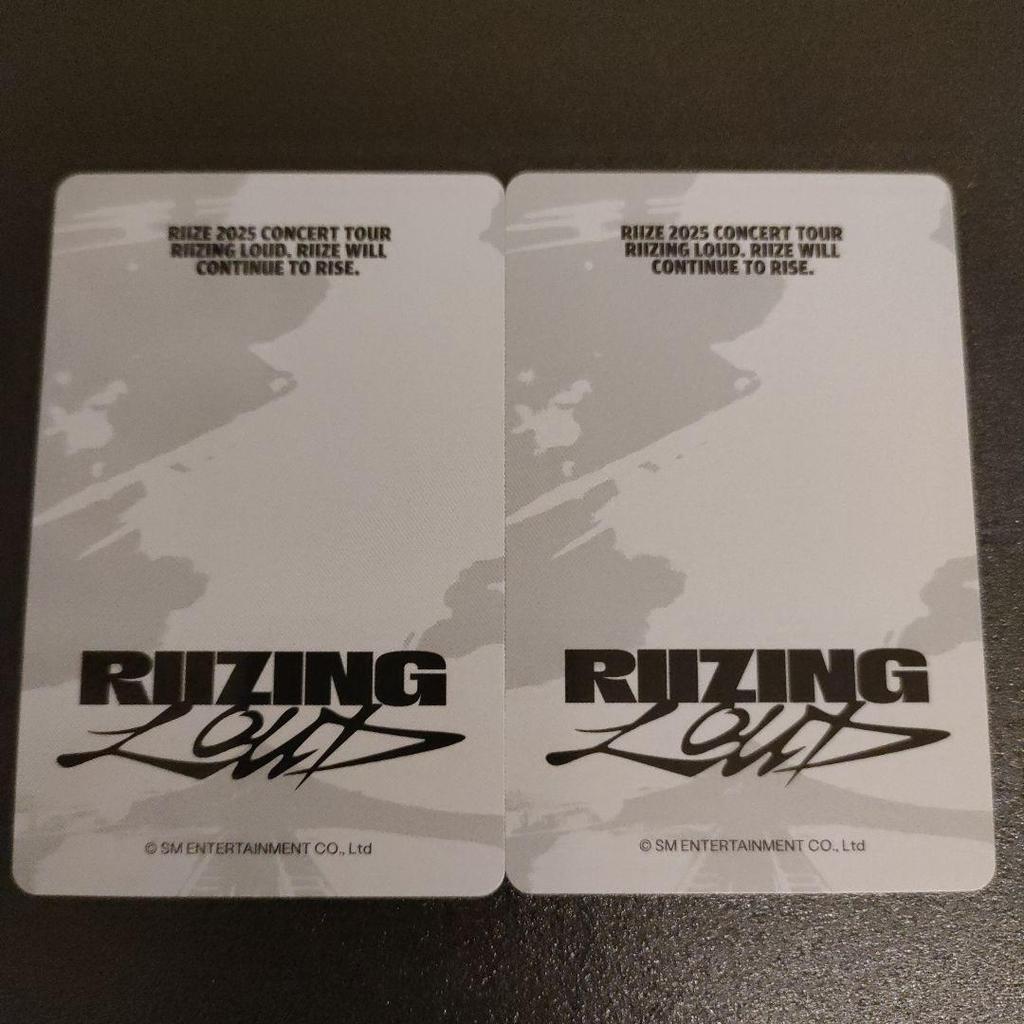 [USED] RIIZE Soul Con Random Trading Cards 2-piece set Random Trading Card