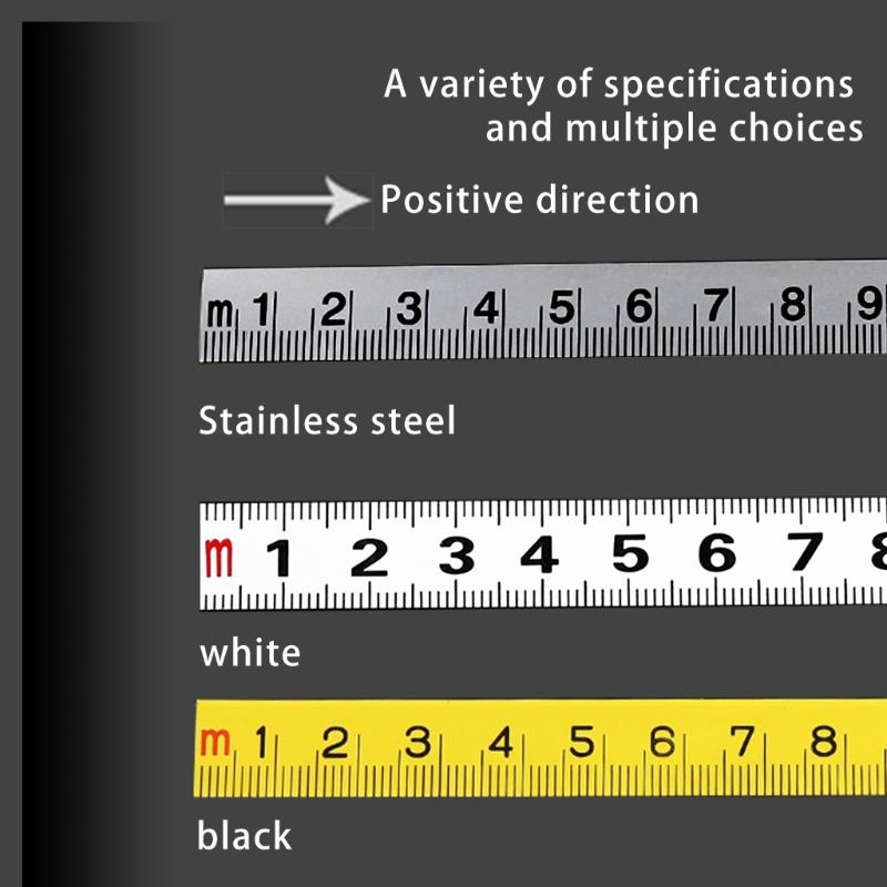 Mètre ruban souple adhésif de 20/30/40 cm, outil de mesure de haute précision pour les loisirs créatifs.