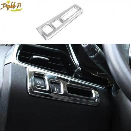 For Cadillac XT6 - Chrome Steel Hand Brake Button Frame Cover Trim New