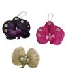 Simulation Flower Orchid Lily Keychain Backpack Decoration Backpack Hangings Decor