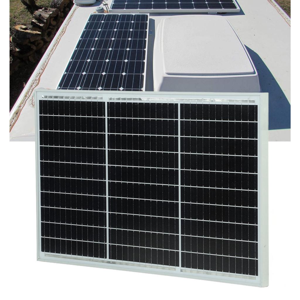 Monocrystalline Solar Panel 40W 18V High Conversion Efficiency Waterproof Universal for Car Boat Tra