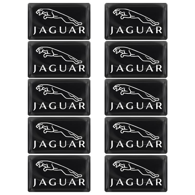 10st Bilratt Liten Dekal Dekoration Interiör Klistermärke För Jaguar XF XE XJ XJ8 X351 F Pace X Typ F Typ Halsband Tijera Kläder Nyckelring
