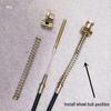 Brake Cable for Electric Tricycle - One-Pull Two-Brake System for Seniors/Disabled.