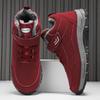 Men's winter velvet warm thick dad shoes snow boots sports and leisure middle-aged and elderly walking shoes anti slip