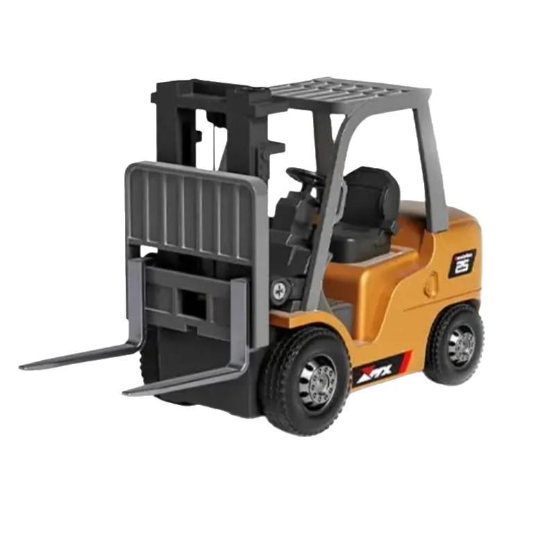 1:64 Mini Legering RC Gaffeltruck - Fjernstyrt Ingeniørkjøretøy Leketøy for Gutter