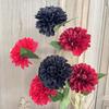 New Silk Artificial Dahlia Flowers Bouquet Decorative Chrysanthemum Fake Flower Floral Artificial Faux Plants Outdoor Decor