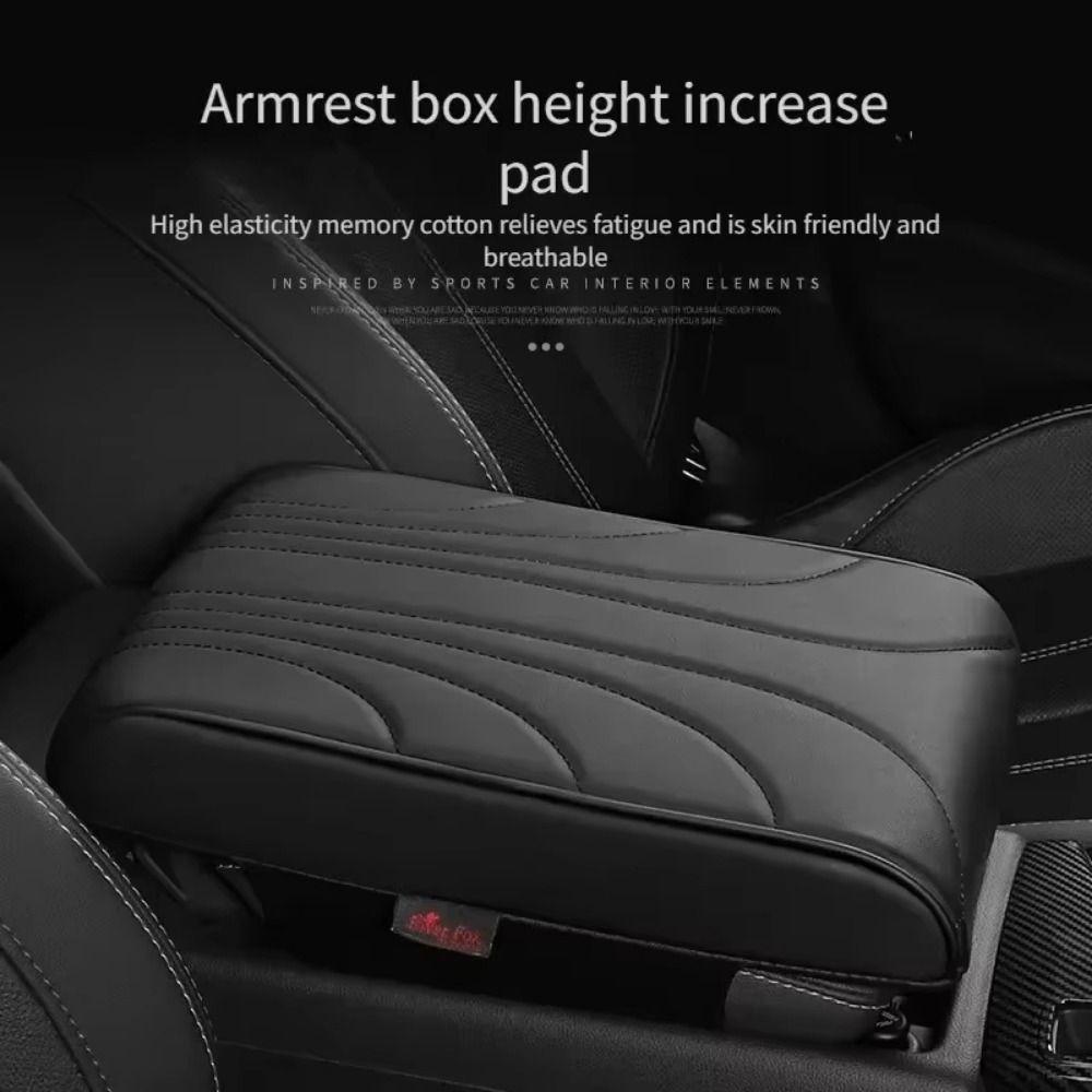 Thick Center Console Cover Comfortable Car Elbow Support Pad Car Armrest Mat  Arm Height Increasing