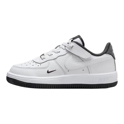 Force 1 Low LV8 Easy On Cómodos Antideslizantes Duraderos Zapatos de Skate de Caña Baja para Niños Zapatilla para Niños Blanco HJ6785-100