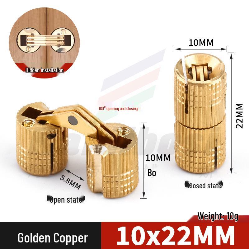 Hidden Concealed Hinge for Folding Wooden Doors - Accessories