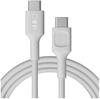 USB-C / USB-C Cable Greencell PowerFlex 200cm PD 100W White Silicone