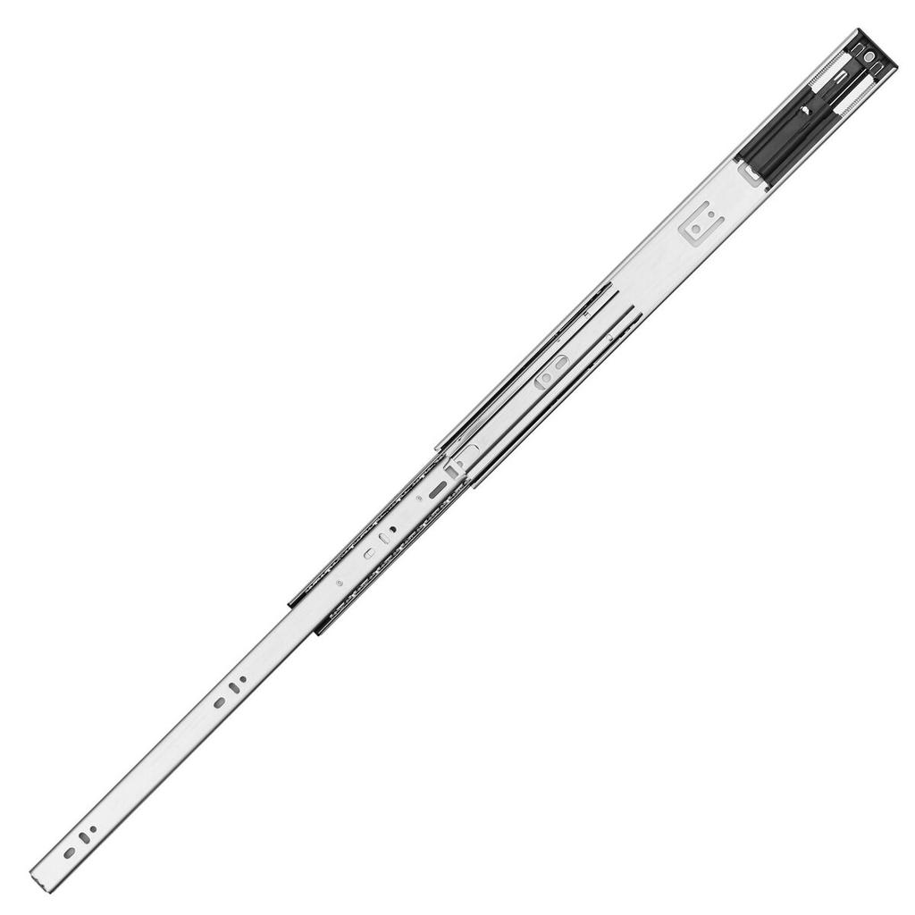 10 Pairs of 457.2mm Drawer Slides Side Mount Rails, Heavy Duty Full Extension Steel Track, Soft-Close Noiseless Guide Glides Cabinet Kitchen Runners