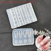 1Pcs Flute Instrument Shape Relief Manicure Mold Strawberry Silicone Nail Mold Nail Art Nail Template Nail Art Decorations