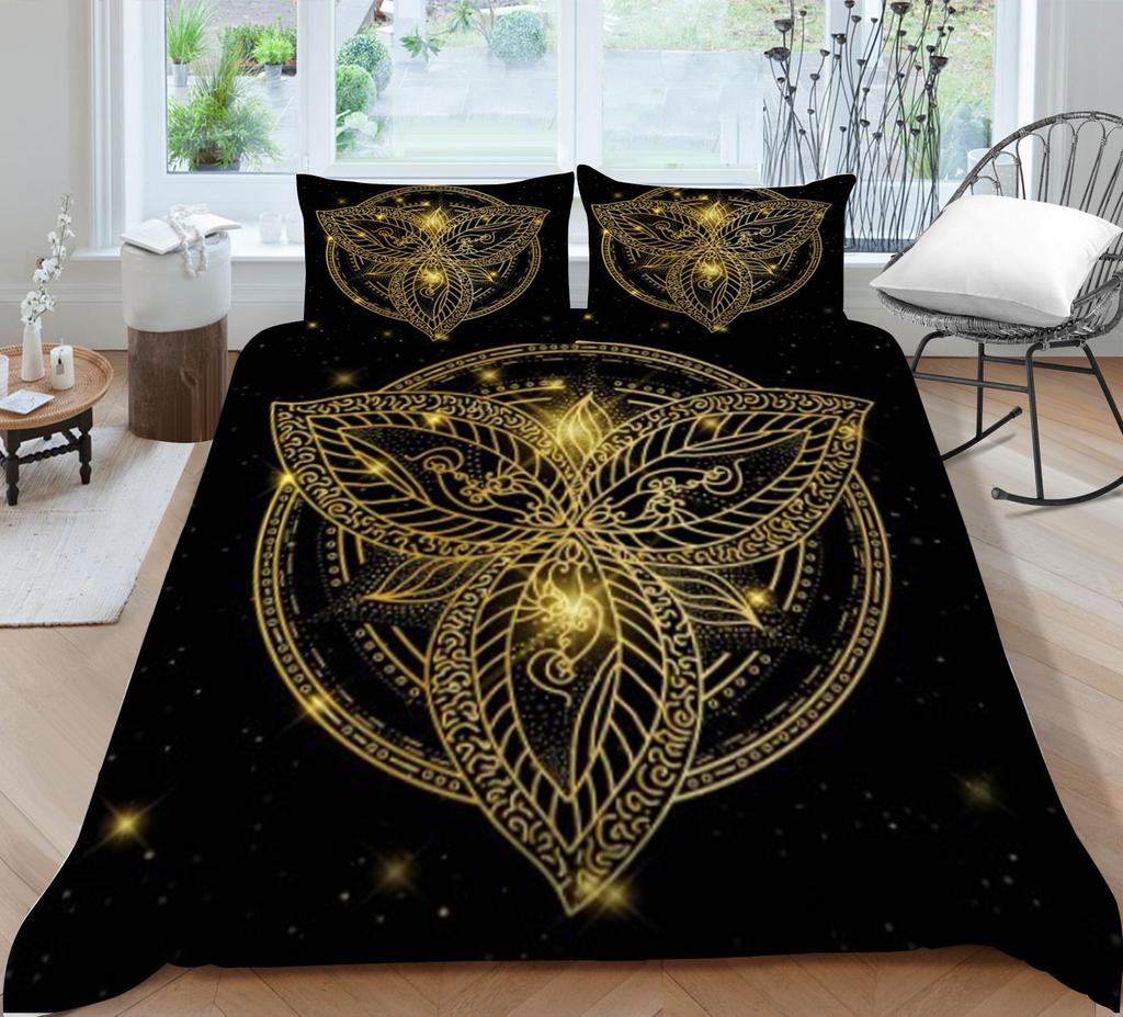 Bed Set Cover Boho Duvet Cover Boho Bedding Design Home Textiles Polyester Bed Cover Man Boy Single Size Bedding Cover
